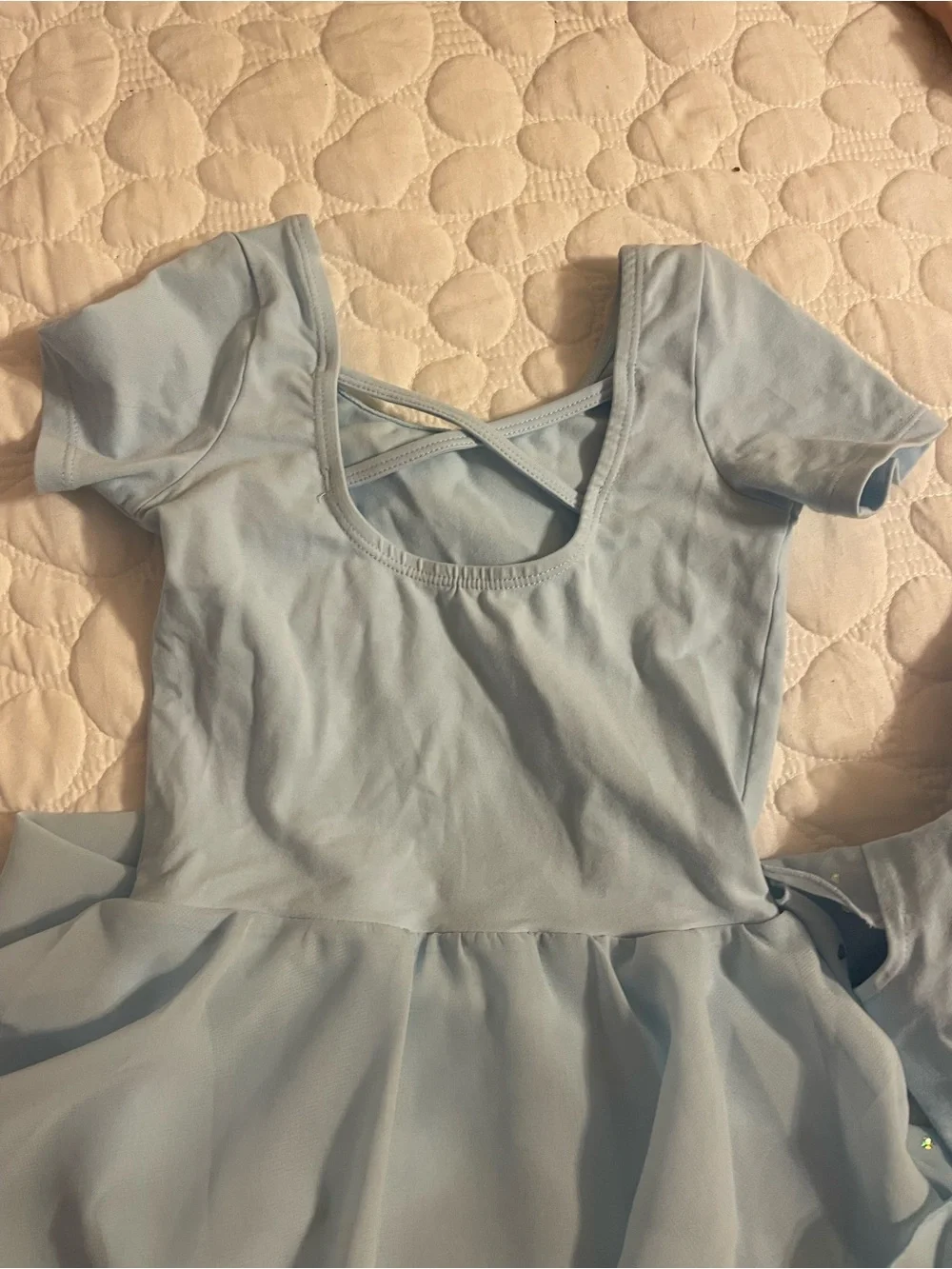 Light Blue Ballet Leotard and Tutu Set